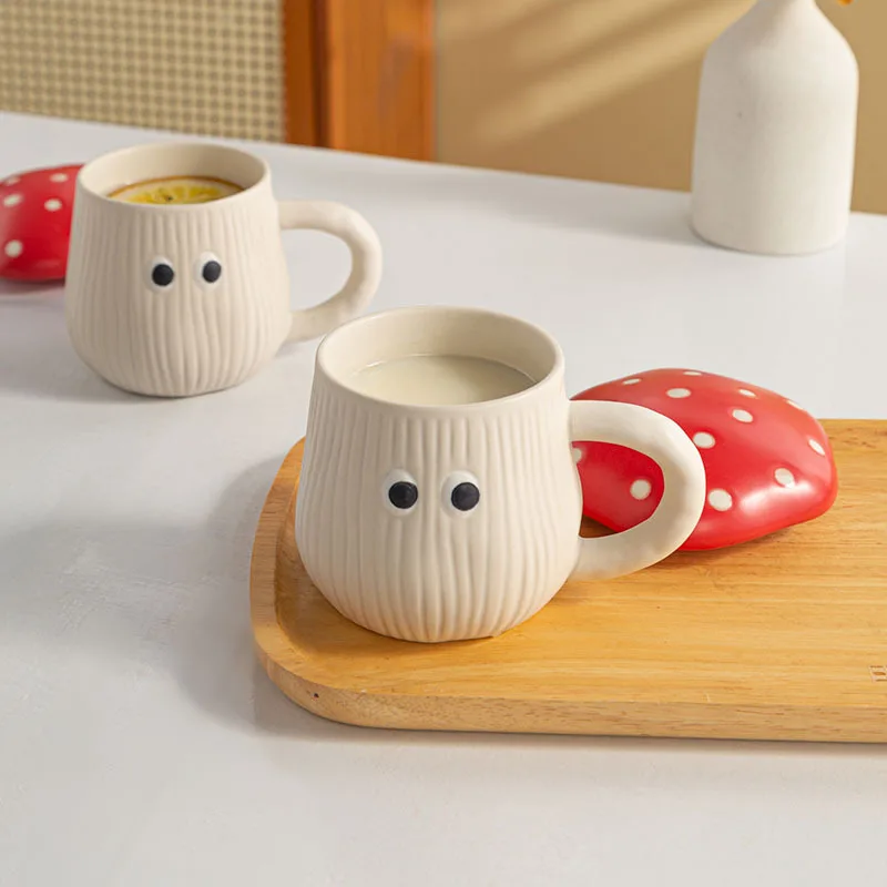 Creative 3d Mushroom Ceramic Mug With Lid - Buy Mushroom Mug,Mushroom ...