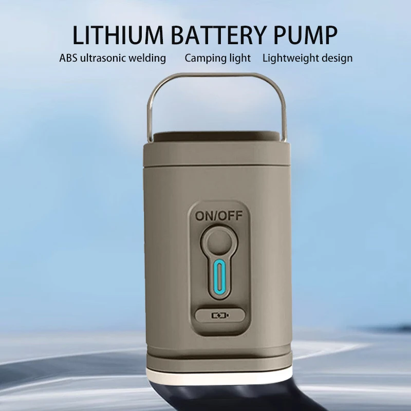 Outdoor Mini Portable Air Pump USB Rechargeable Tiny Fast Wireless Air Pump with Type-C Cable - view 6