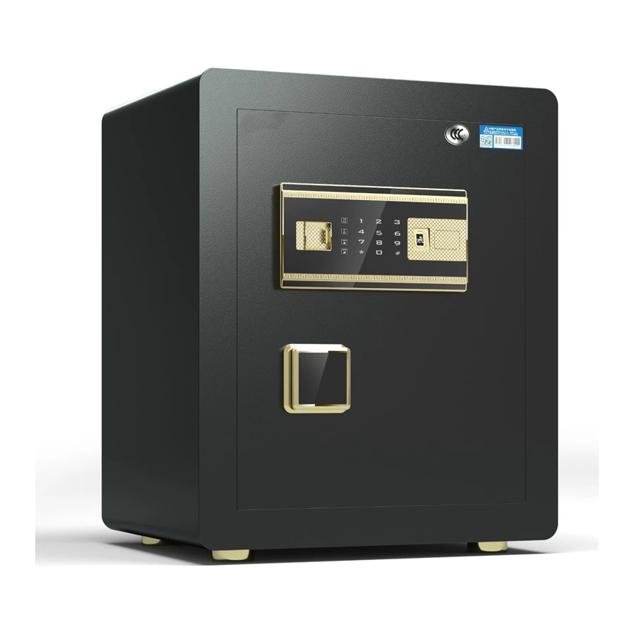 China Professional Manufacture Black Spray Lacquer Digital Home Security Safe Box