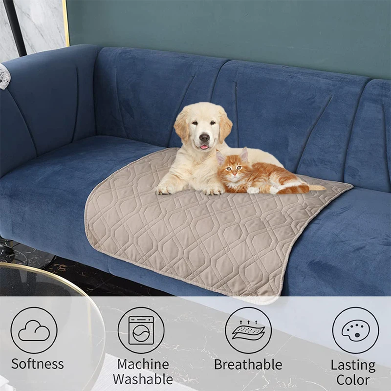 Luxury  Waterproof Quilting Collapsible Pet Mats Blanket Sofa Bed Removable Cover Slipcover Couch Cover for dog pet details