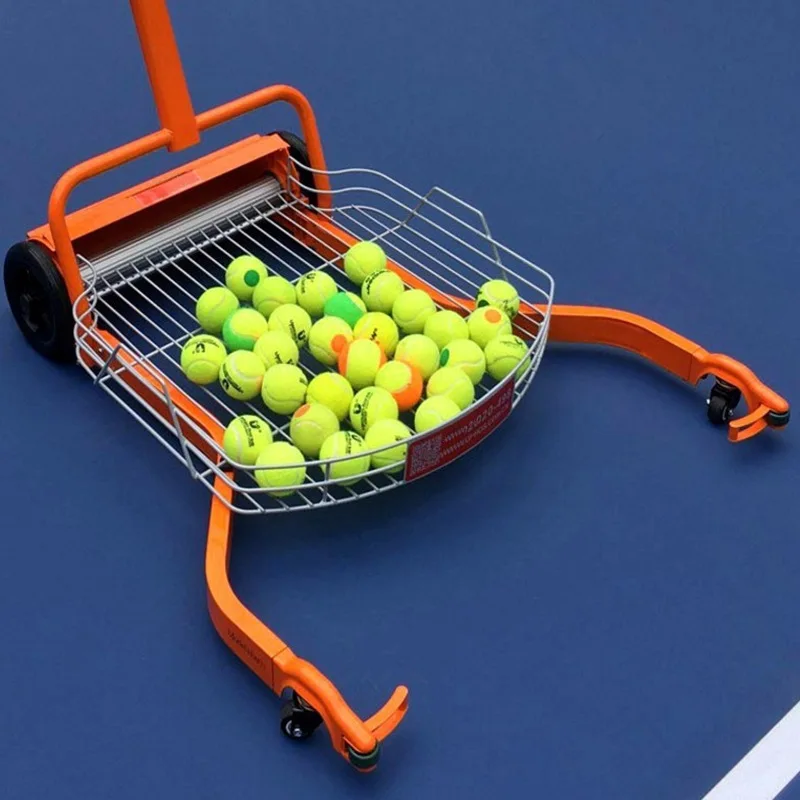 Travel Basket Tennis Ball Cart and Picker Multi-Functional Tennis Training Equipment for Training and Storage factory