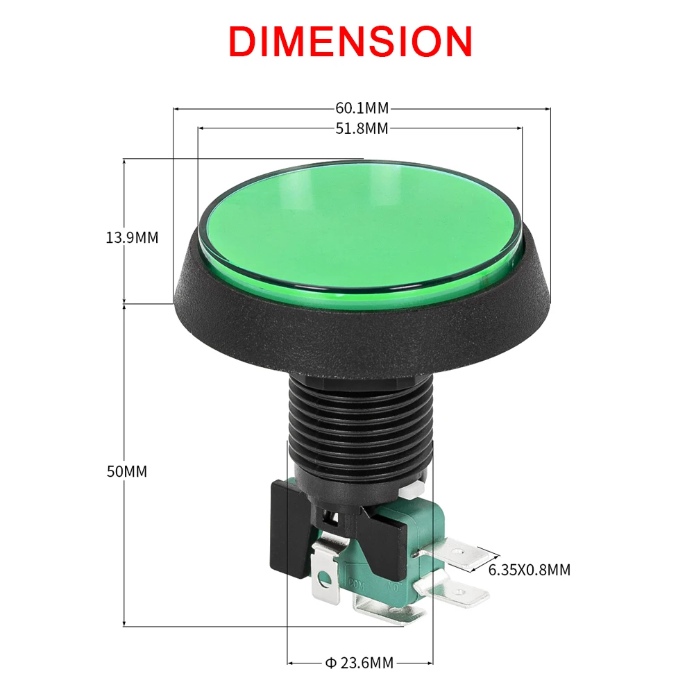 ASTRO ムンビン switch on 23点セット 24mm Mounting Size LED Push Button Switch - Illuminated Game