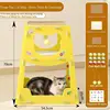 Fun three-story cat villa cat bed