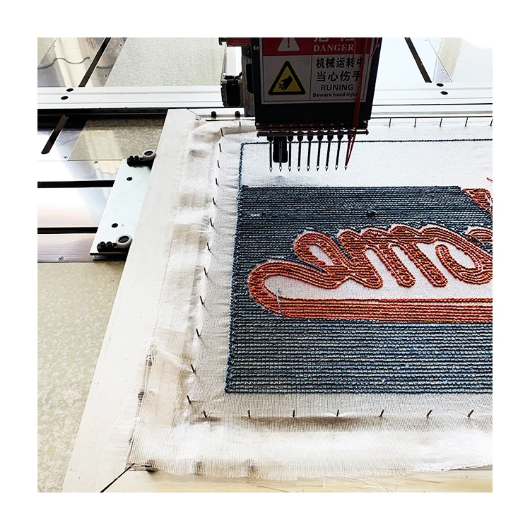 Cnc Cut Pile Table Tufting Embroidery Rug Tuft Machine