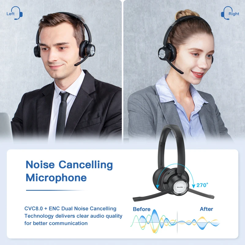 Wholesale USB Dongle Mute Noise Cancelling Headphones Headsets