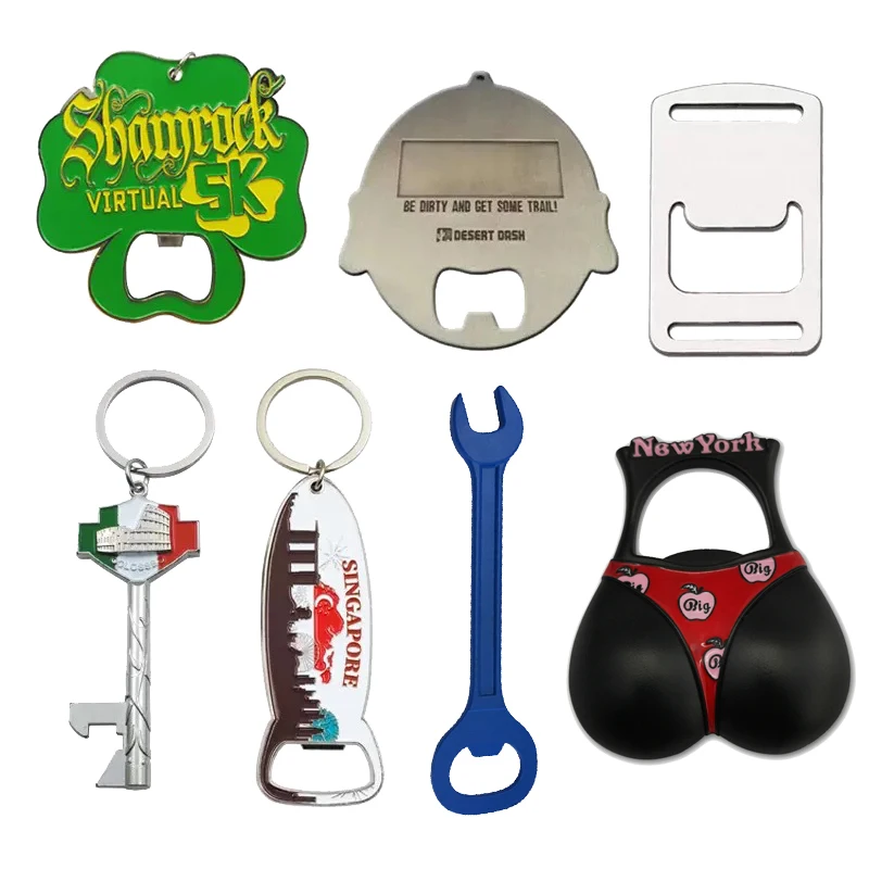 Изготовленный на заказ брелок, металлические открывалки, пивной штопор, улучшенный штопор