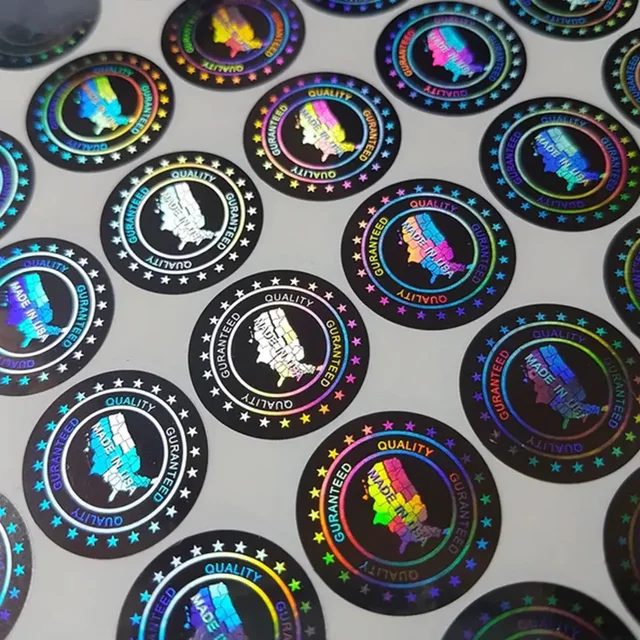 Custom Genuine Anti-counterfeit Label 3d Hologram Print Seal Laser Hologram Sticker Security Label