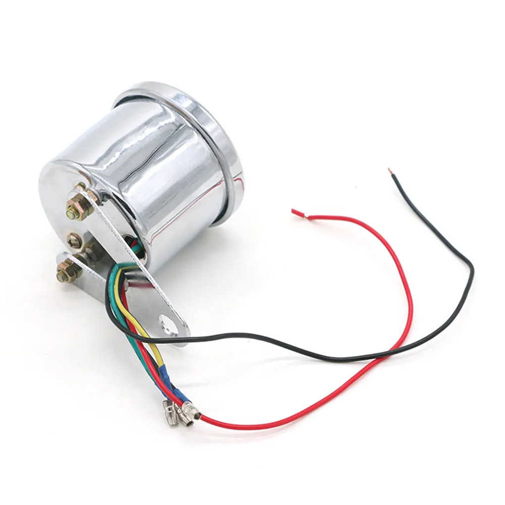 New Motorcycle Tachometer with LED Backlight DC 12V Retro Motor Speedometer Odometer Instrument
