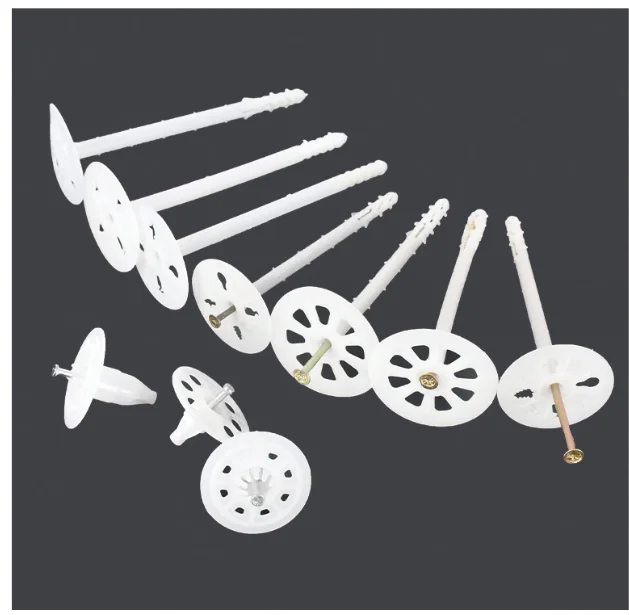 80mm Length Plastic Insulation Anchors With Nail Wall Insulation Anchor