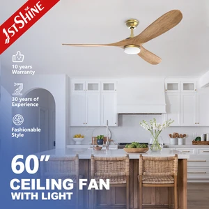 1stshine LED Ceiling Fan CE ETL Good Quality Certificate Reversible Motor DC Ceiling Fan with Light
