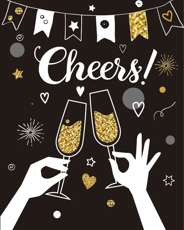 Adesivi Per 50&deg; Compleanno - 3 Pezzi, Design 1975, Per Bottiglie, Lucidi E Originali