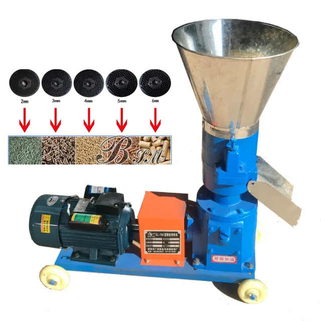 Home Use BM210 Pig Chicken Feed Pellet Bag Sewing Mixer Making Machine