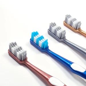 High Quality Anti-Slip Handle Toothbrush for Adults Home Use Disposable Nylon Bristle Biodegradable Plastic Hot Selling