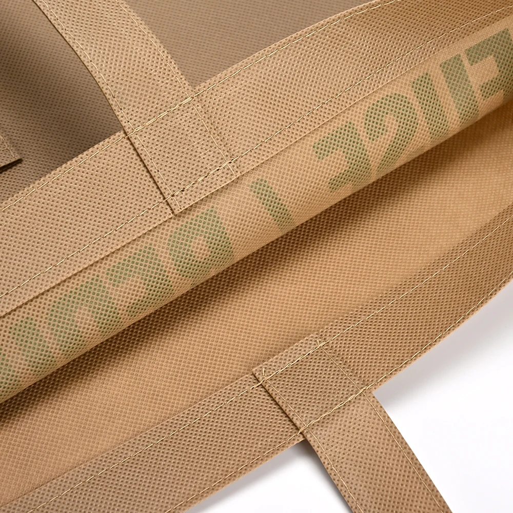 Hot Selling High Quality Custom Printed Portable Large Tote Bag Thermal Waterproof Non-Woven Shopping Bags details