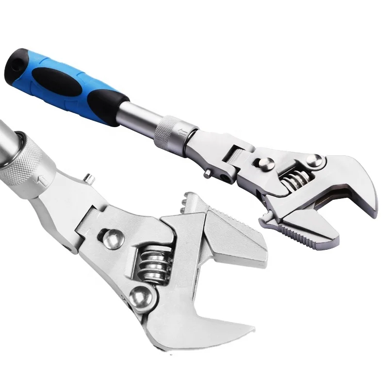 5-in-1 Adjustable Wrench Set – Compact Design For Tight Bathroom & Kitchen Repairs