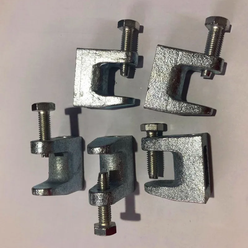 Galvanized Casting Beam Clamp Malleable Casted Iron Steel Beam Clamps ...