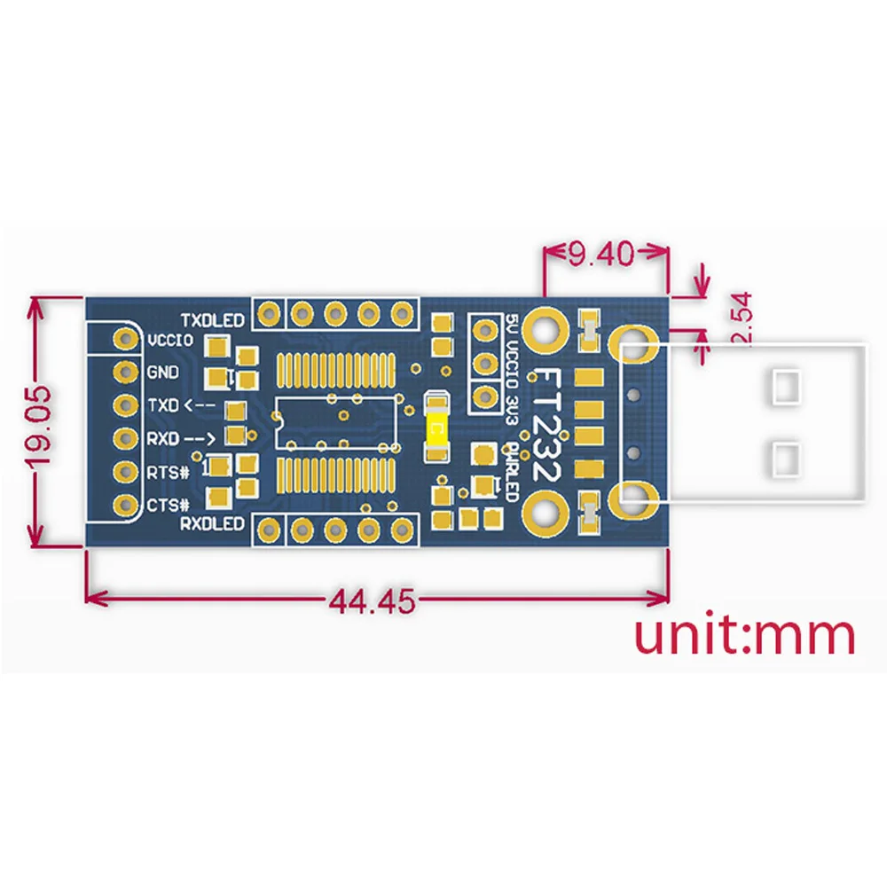 Ft232rl USB To Serial FT232RL USB To UART Serial Adapter - Mini USB To ...