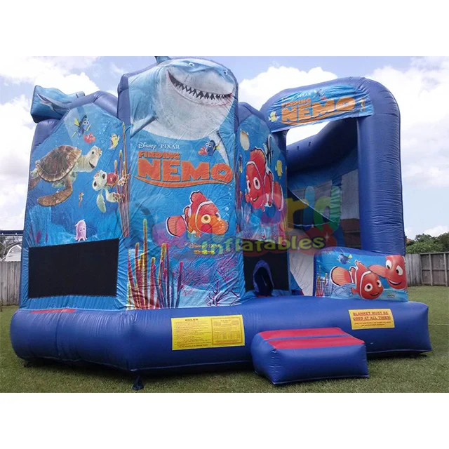 Inflatable Nemo Combo Bouncer Castle Moonwalk House air Bouncy Inflatable