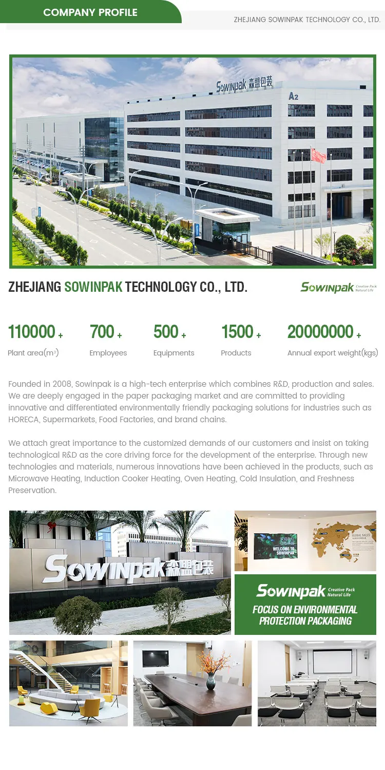 Custom Logo Eco-Friendly Sustainable Fast Food Packaging Container Disposable Takeout Kraft Paper Lunch Salad Bio Box details