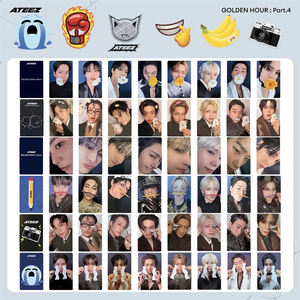 ATEEZ 13th Album GOLDEN HOUR Part4 MAKESTAR Card Hongjoong