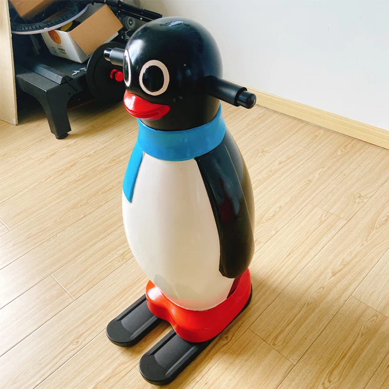 QIQU Universal Penguin Ice Skate Pusher | Beginner Training Aid | Blow Molded HDPE | Winter Rink Safety Equipment