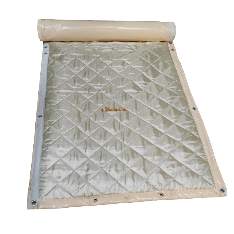 Acoustic Grey PVC Soundproof Curtains Temporary Outdoor Noise Barrier for Construction Sites