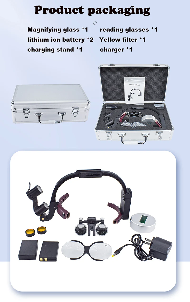 Dental Optical Surgical Headband Magnifying Glasses Loupe With Headband