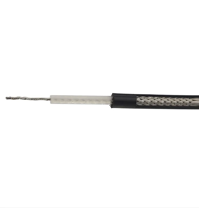 Cable coaxial RG223 conductor de cobre plateado para sistema de comunicación