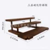Three-tiered carbonization rack