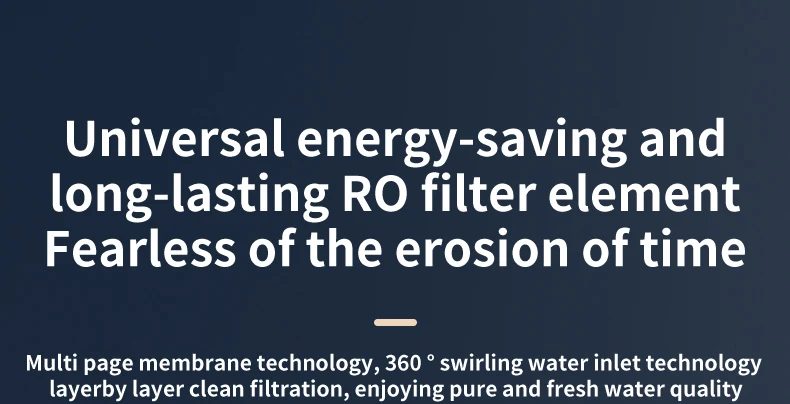 800G Reverse Osmosis Home Use Water Filter Life Reminder TDS Display Drinking Water Manufacturing Vendor