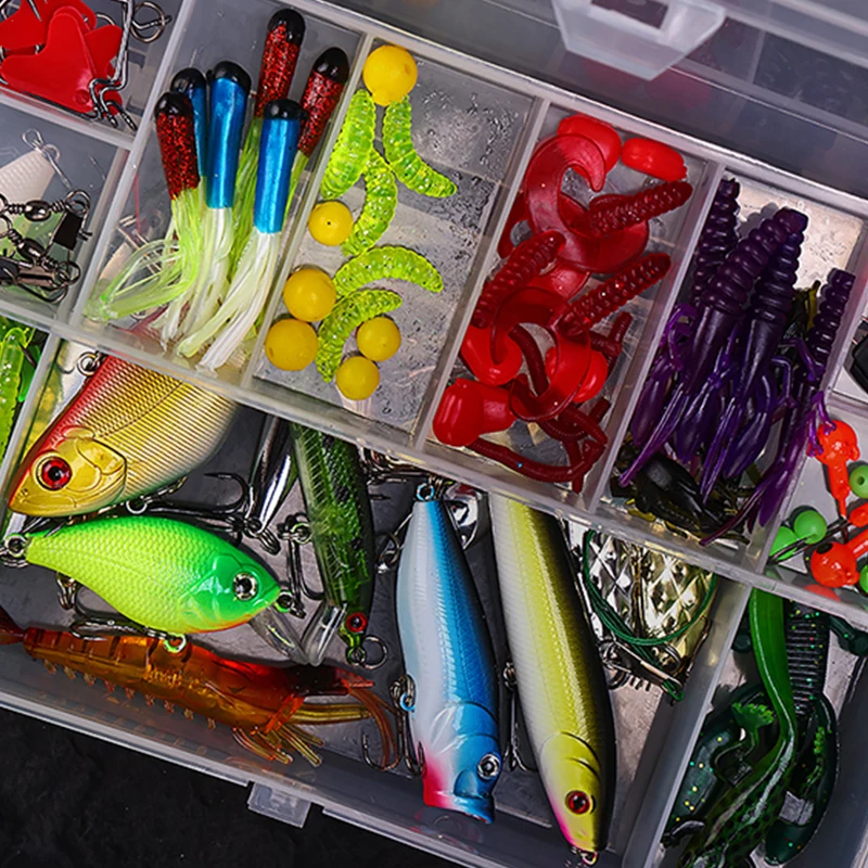WEIHE 105pcs Fishing Combo - Versatile Lure Accessories