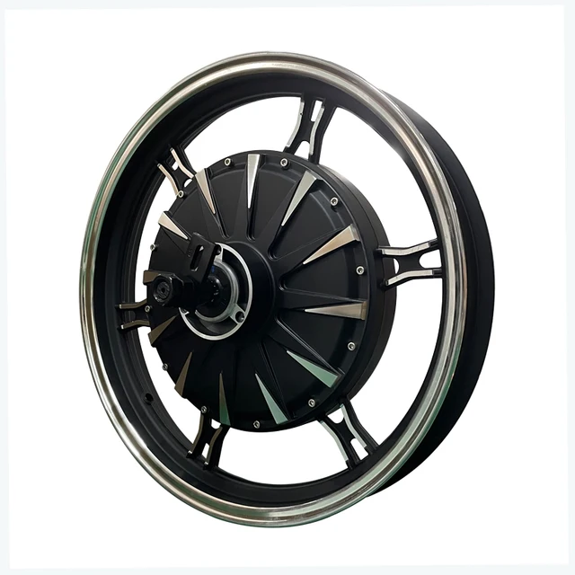 3000W 17inch Electric Motorcycle Moped Hub Motor With Maximum Speed 90-100kph