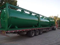 Iso 20ft Liquid tank Container with 24000 Liters Volume for  Storage