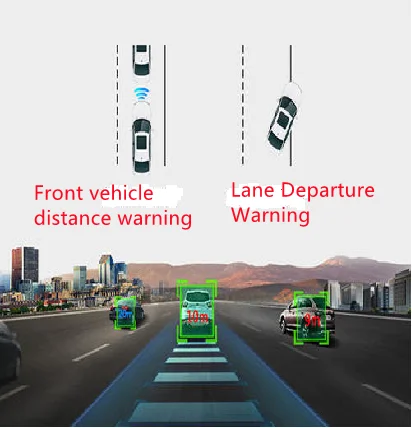 Видеорегистратор 4G продвинутая система помощи при вождении для управления флотом ночное