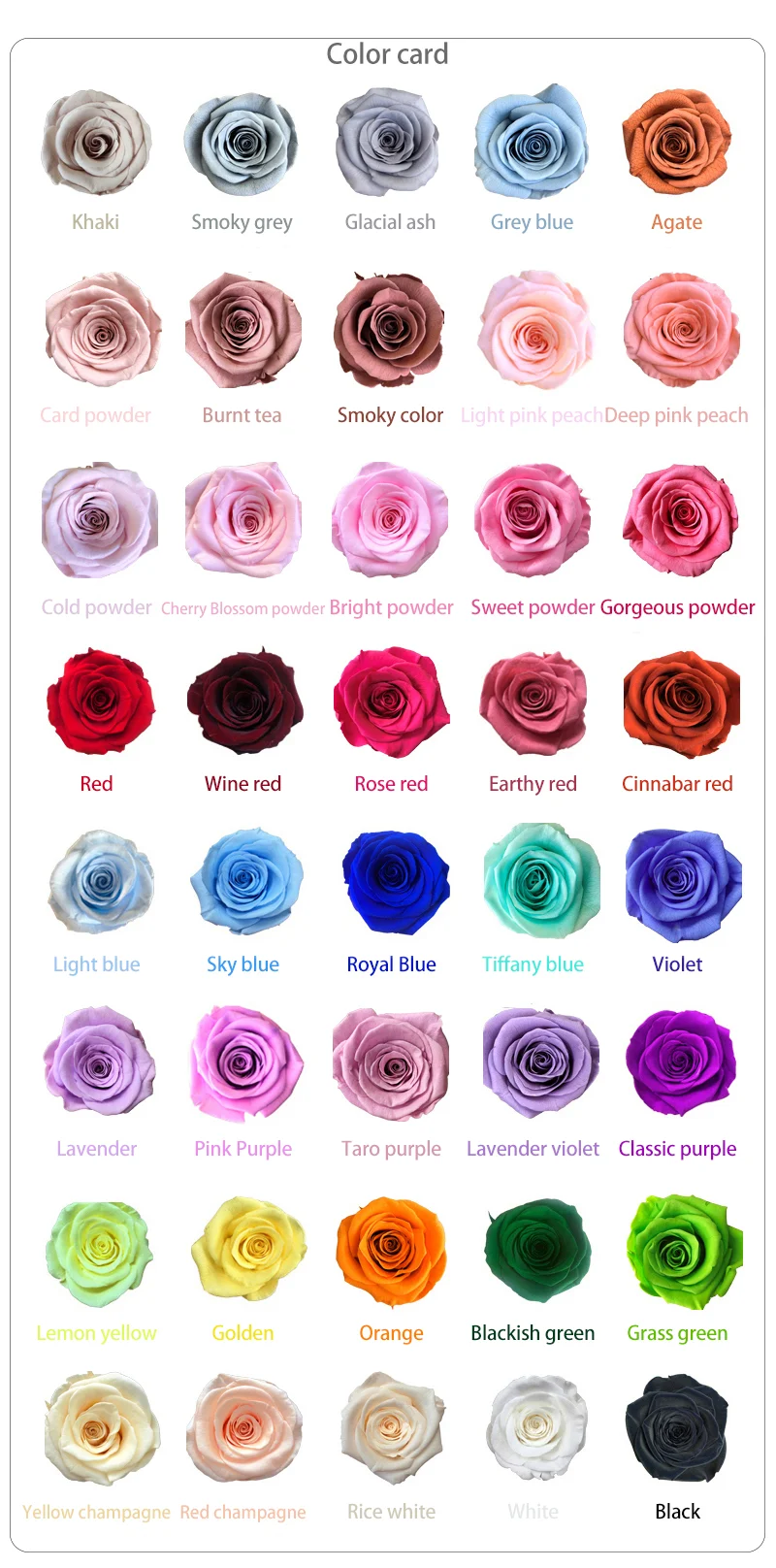 Uo Valentines Mother Day Eternal Rose Preserved Rose Flowers In A ...