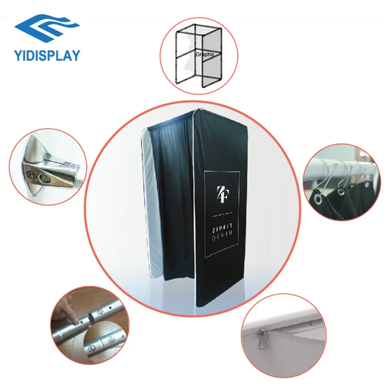 
OEM домашняя комнатная Торговая выставка, передвижной торговый центр, Выдвижная Раздвижная раздевалка, раздевалка для магазина одежды, раздевалка, портативная раздевалка 