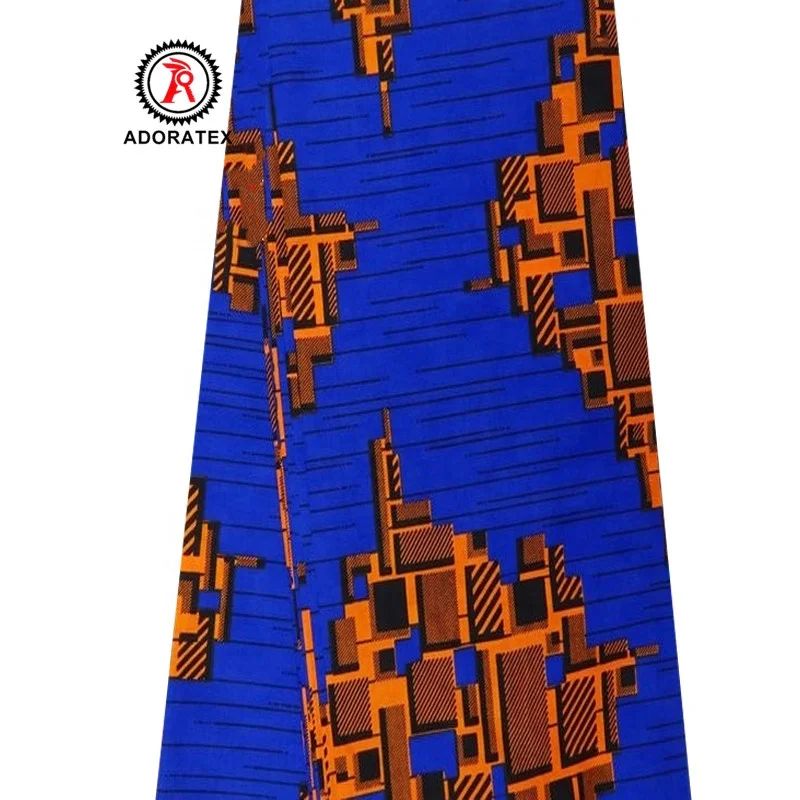 blue ankara fabric
