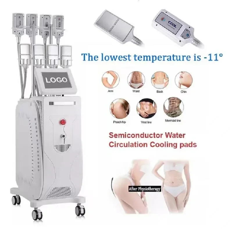 Cryolipolysis Machine with 8 Cryo Paddles for Fat Reduction & Body Sculpting 3 Discover the professional Cryolipolysis Machine with 8 Cryo Paddles for non-invasive fat freezing, body contouring, slimming, and salon body sculpting treatments. Designed for aesthetic clinics, med spas, and beauty salons seeking advanced multi-handle cryotherapy technology. Cryolipolysis Machine with 8 Cryo Paddles for Fat Reduction & Body Sculpting
