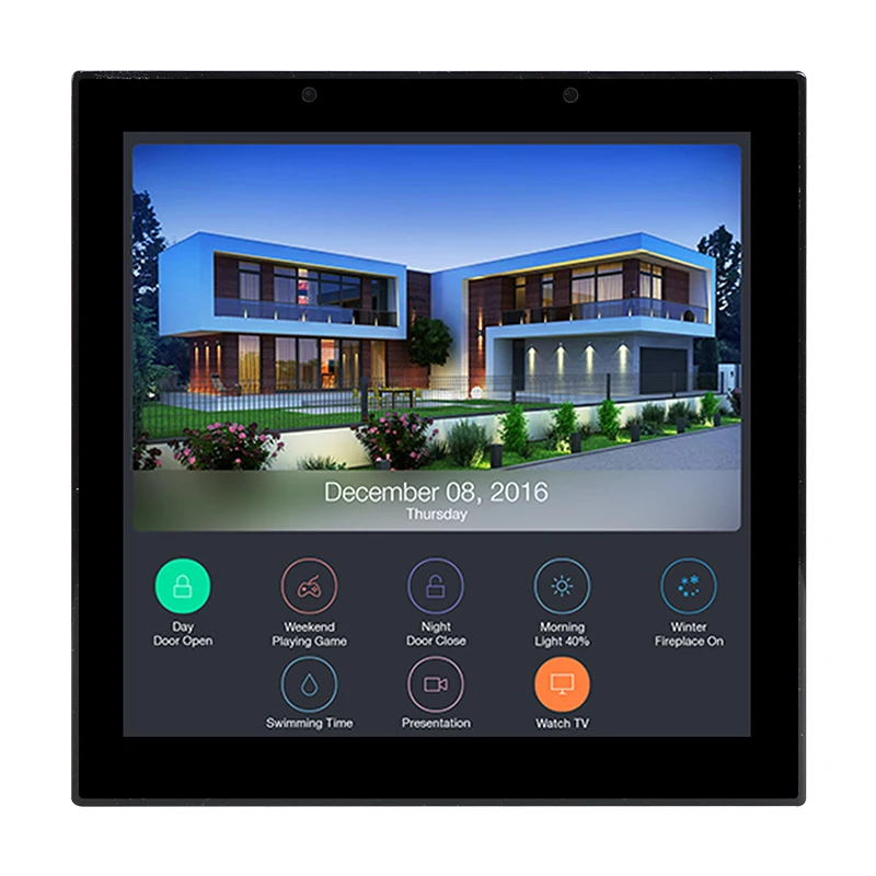 2024 Sunworld YC-SM41P Android Linux OS 4 inch zigbee smart home wifi touch switch control screen panel