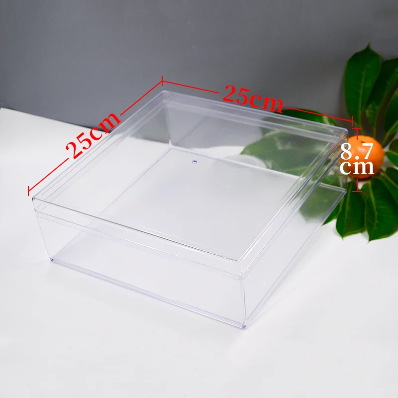 Alibaba.com: 25cm big square acrylic pastry display case, countertop ...