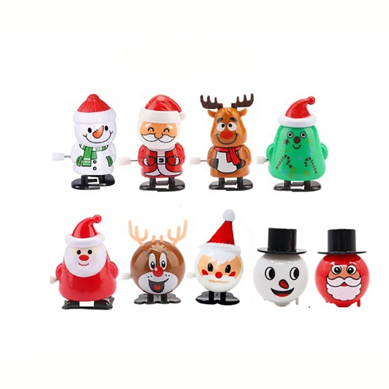 Рождественские заводные игрушки для детей Рождественская игрушка рождественские шагающие пингвины снеговик