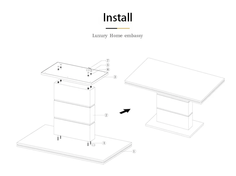 Nordic Modern Dining Room Furniture Table A Manger Complet 4 6 Seats