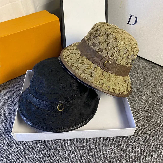 New Fashion Designer Fisherman Hat Sunscreen Outdoor Bucket Hat ...