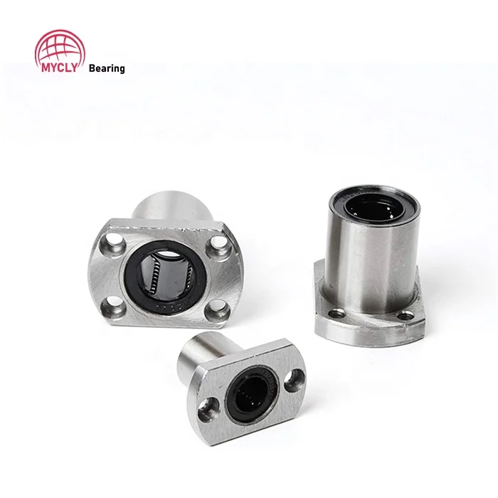 Two Side Cut Linear Flange Slide Ball Bearing LMT10UU LMH10UU Bearing LMH10