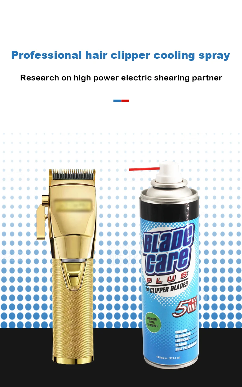 5 In 1 Hair Clipper Blade Cooling Spray For Professional Hair Trimmer