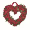 Red rose wreath