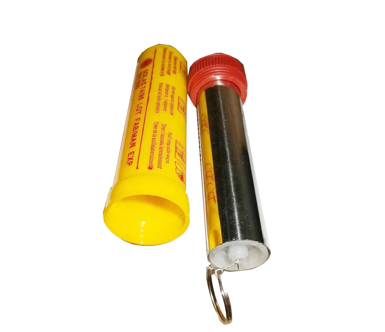 Red Flame Handle Fireworks Colorful Display Product Type Firecrackers & Fireworks