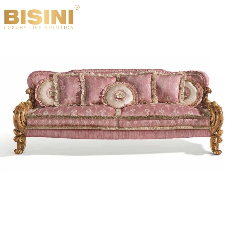 Luxurious French Baroque Style Sofa Set for Living Room