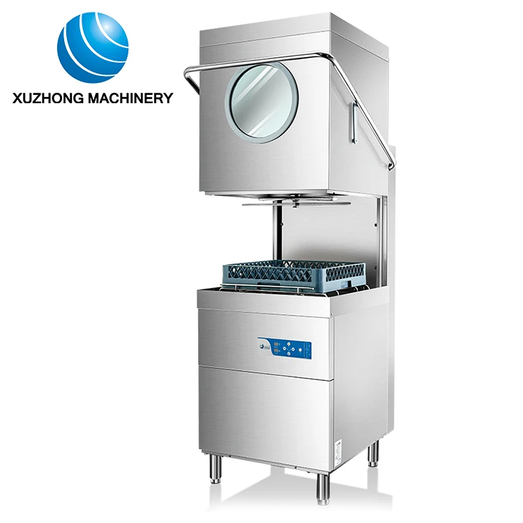 Hood Type Commercial Dish Washing Machine Kitchen Dishwasher Freestanding Automatic Restaurant Industrial Dishwasher Machine