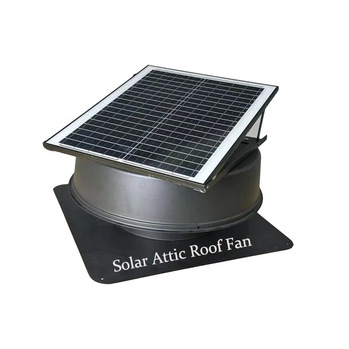 Solar Attic Roof Ventilation Fan Industrial Circulator Exhaust Fan With ...